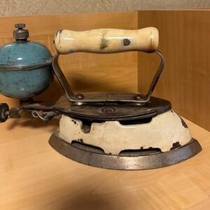 Vintage Coleman Gas Iron with Pump